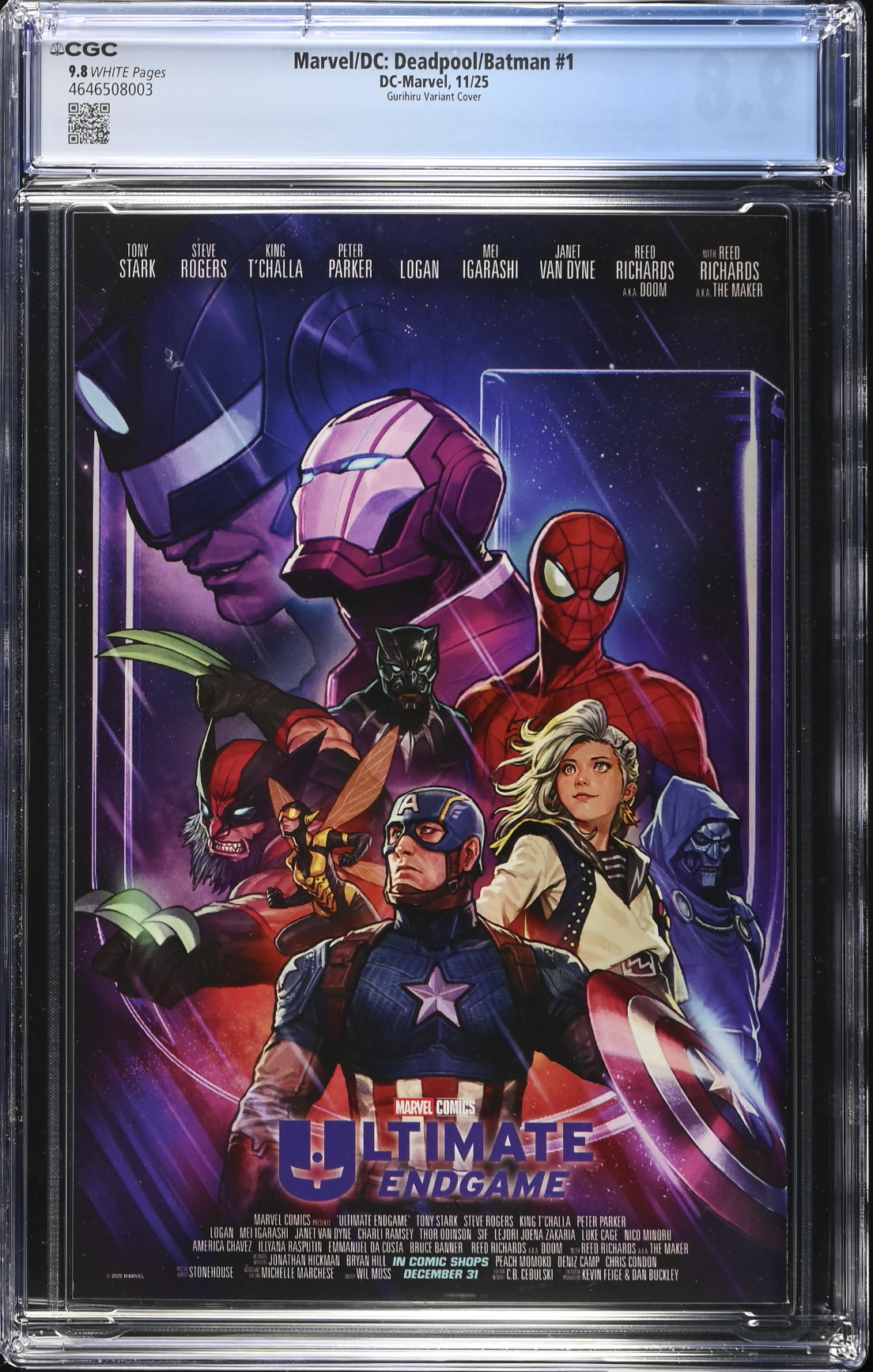 Marvel/DC: Deadpool/Batman #1 Gurihiru Variant CGC 9.8