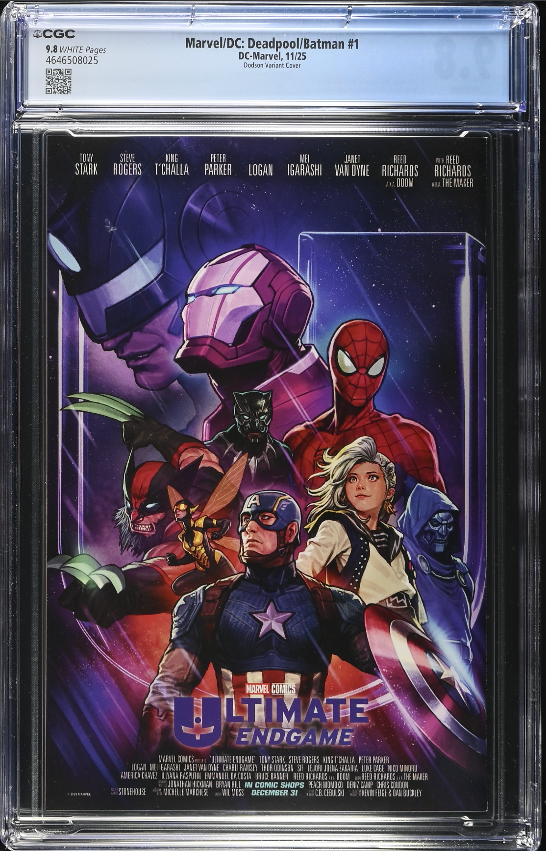 Marvel/DC: Deadpool/Batman #1 Dodson Variant CGC 9.8