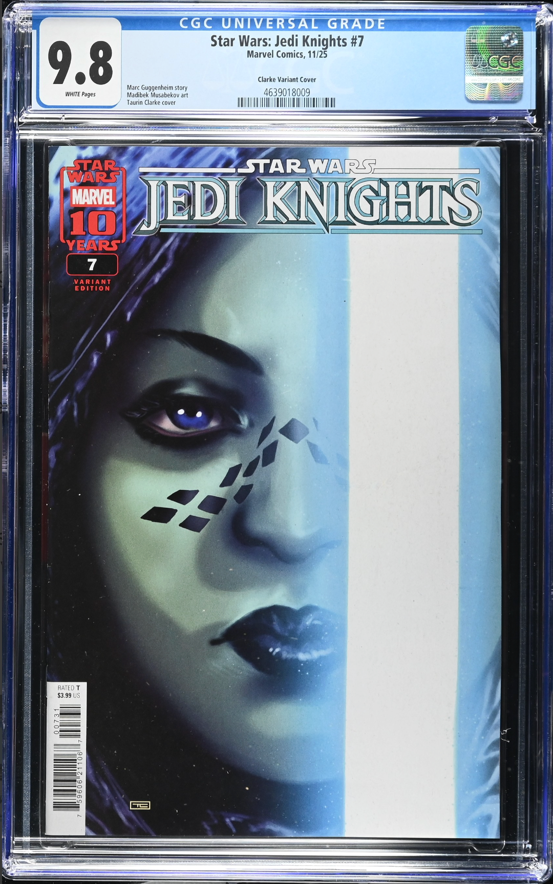 Star Wars: Jedi Knights #7 Clarke Variant CGC 9.8