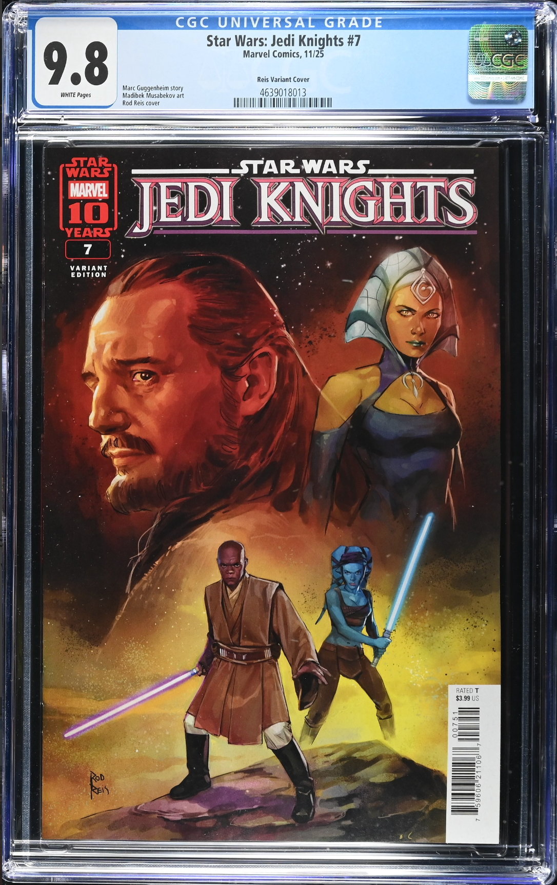 Star Wars: Jedi Knights #7 Reis Variant CGC 9.8