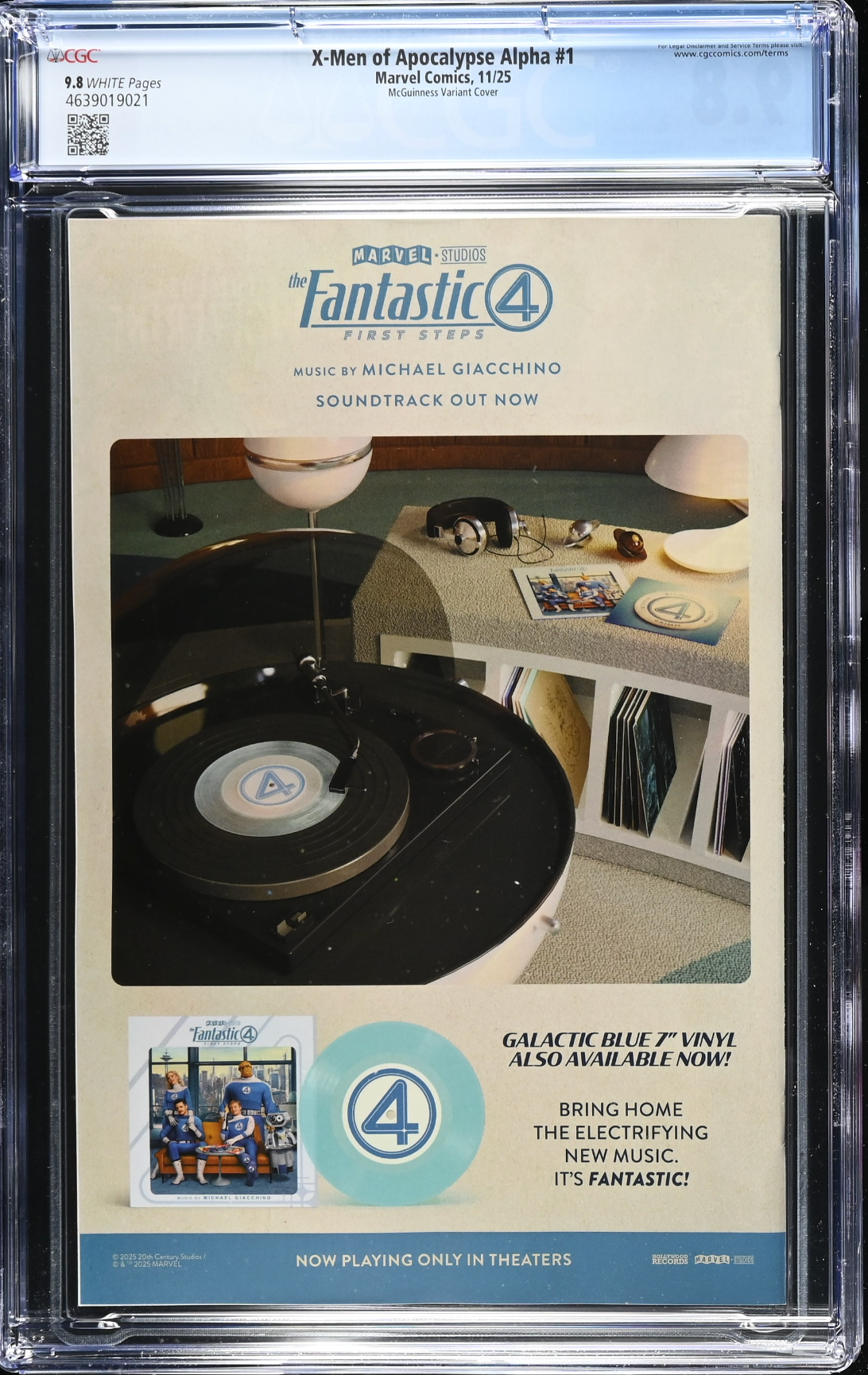 X-Men of Apocalypse Alpha #1 McGuinness 1:100 Retailer Incentive Variant CGC 9.8