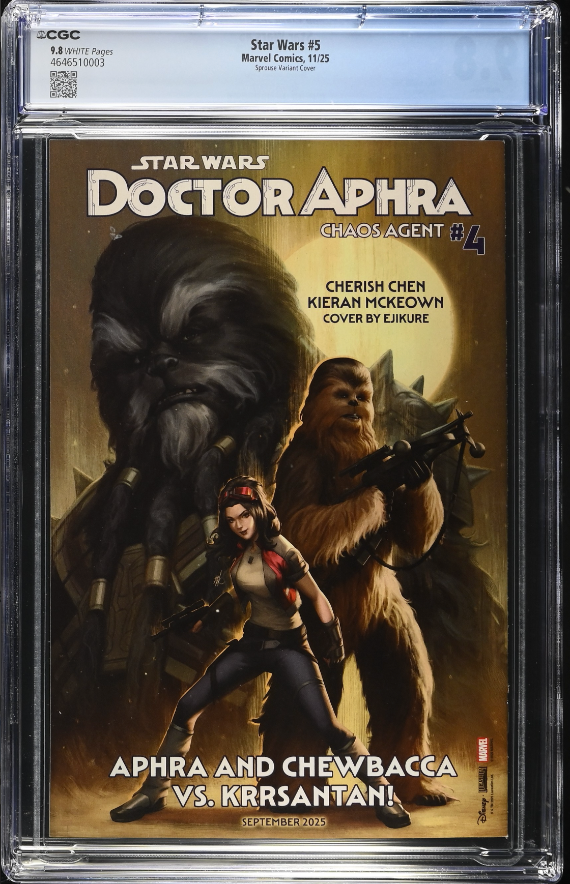 Star Wars #5 Sprouse Variant CGC 9.8