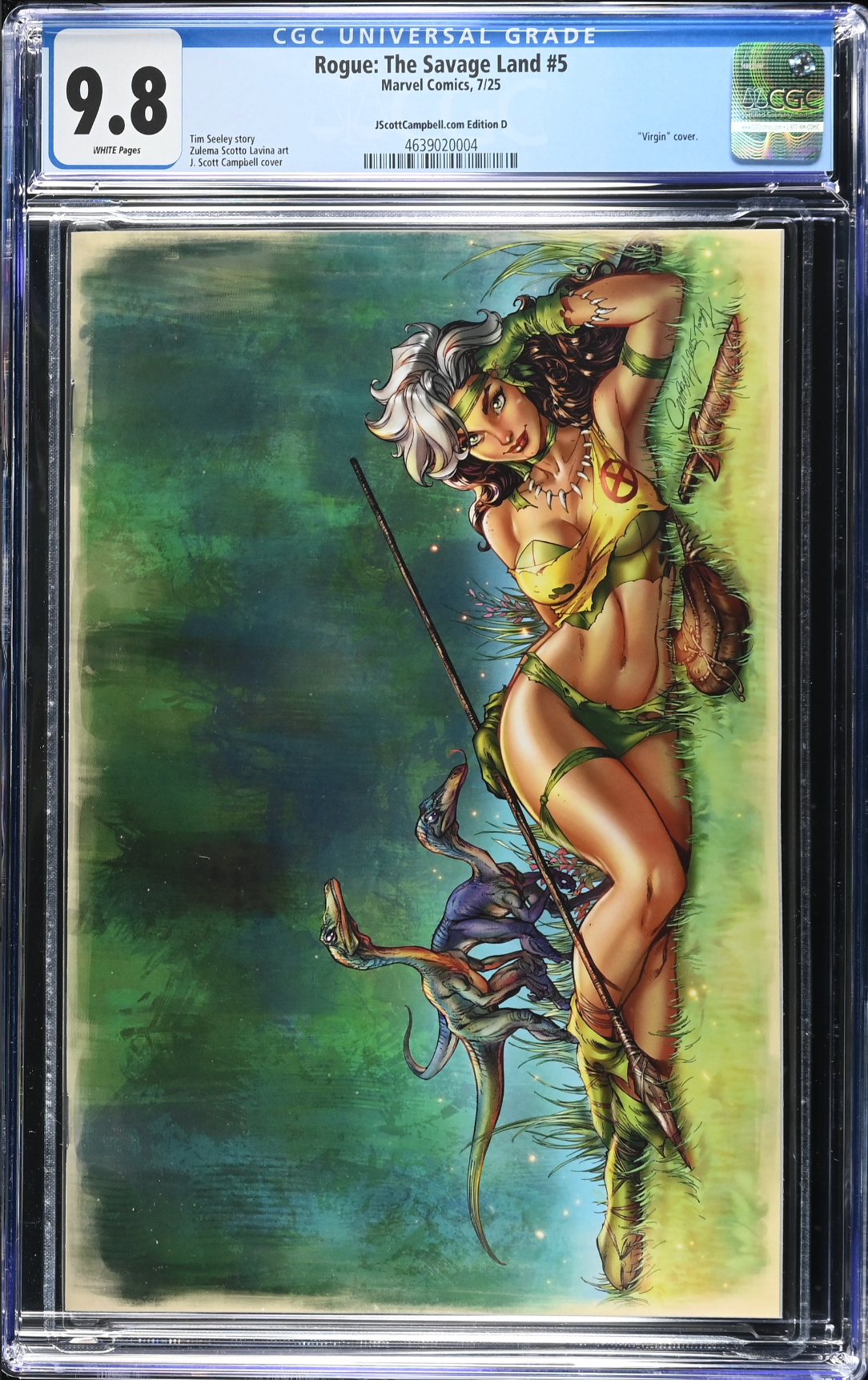 Rogue: The Savage Land #5 Campbell Exclusive D - "Pond Rogue" - CGC 9.8