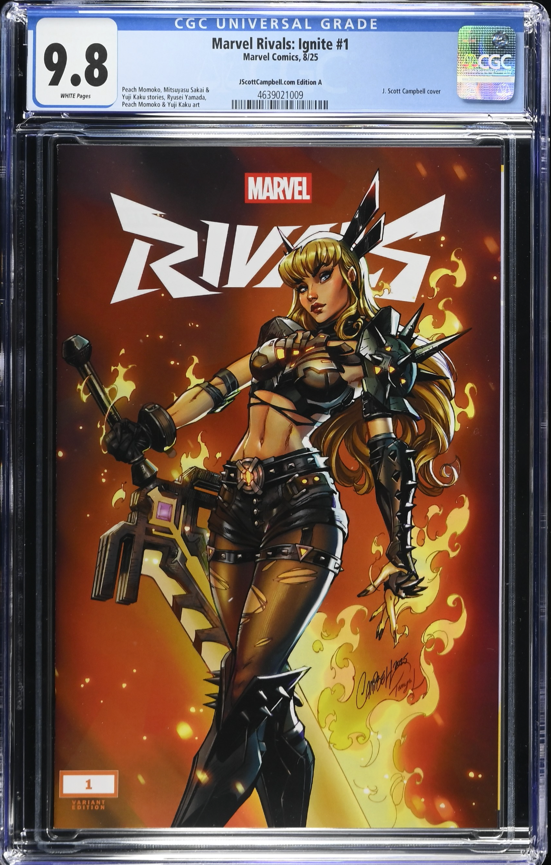 Marvel Rivals: Ignite #1 J. Scott Campbell Exclusive A - Magik - CGC 9.8