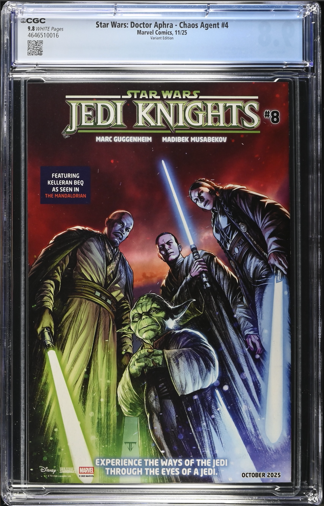Star Wars: Doctor Aphra – Chaos Agent #4 Sprouse Variant CGC 9.8