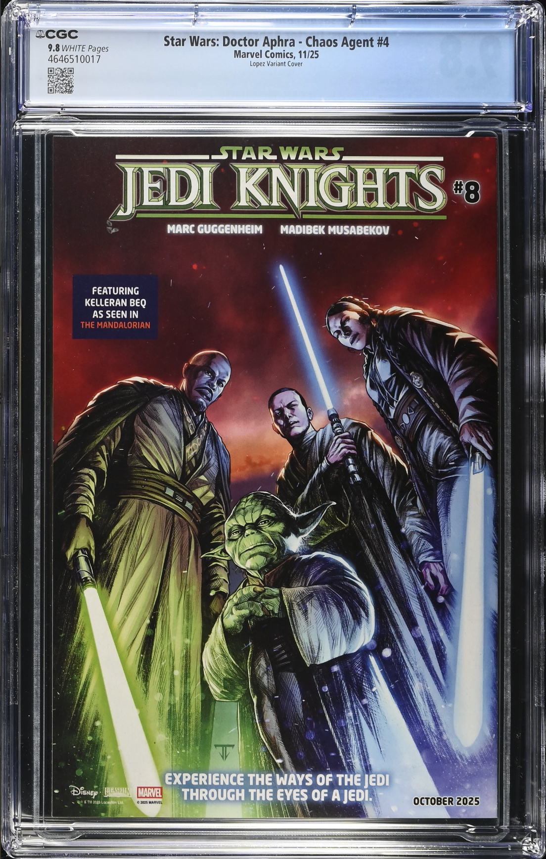 Star Wars: Doctor Aphra – Chaos Agent #4 Lopez Variant CGC 9.8