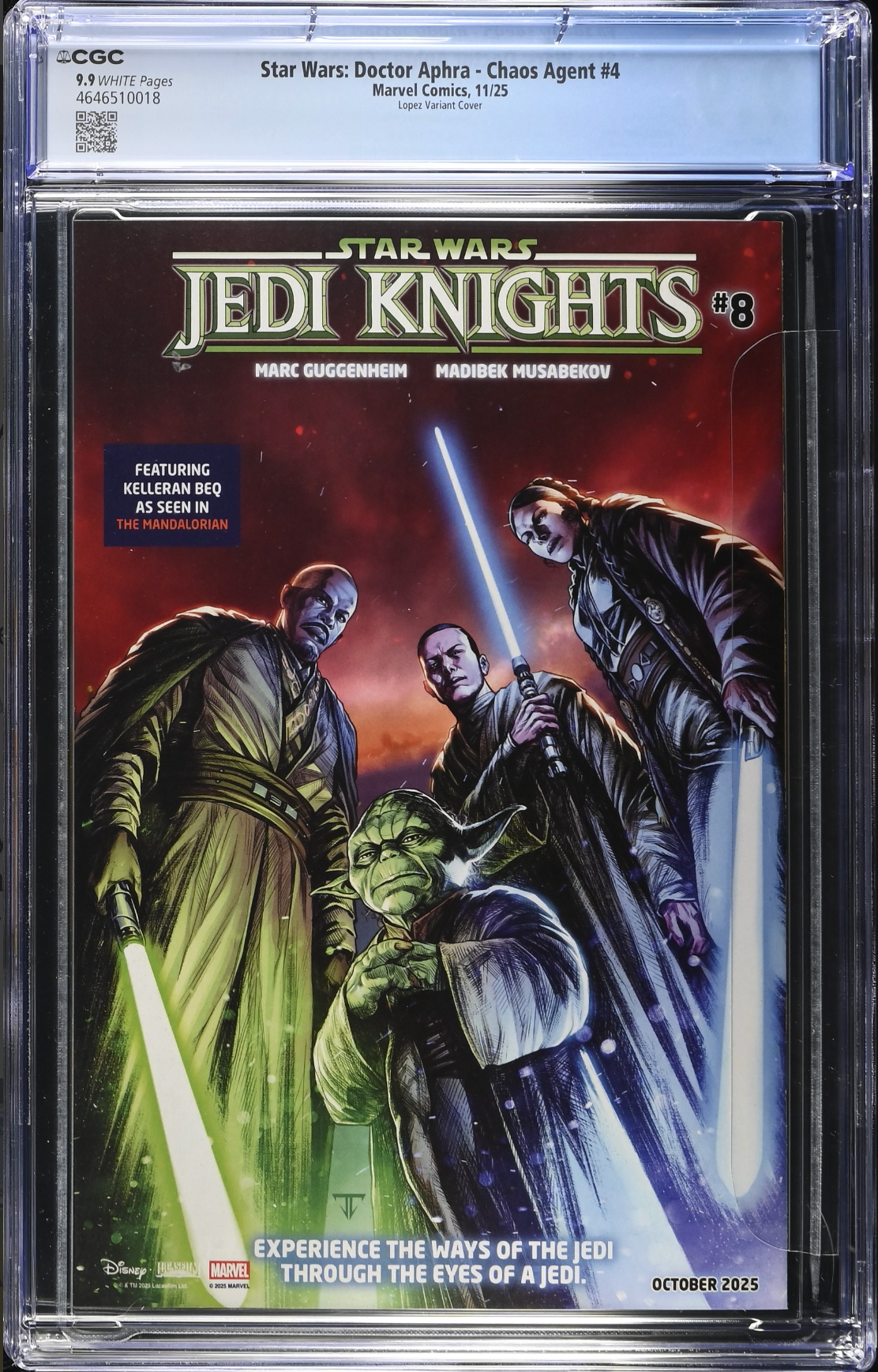 Star Wars: Doctor Aphra – Chaos Agent #4 Lopez Variant CGC 9.9