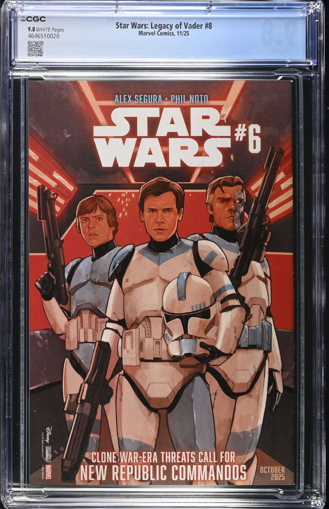 Star Wars: Legacy of Vader #8 CGC 9.8