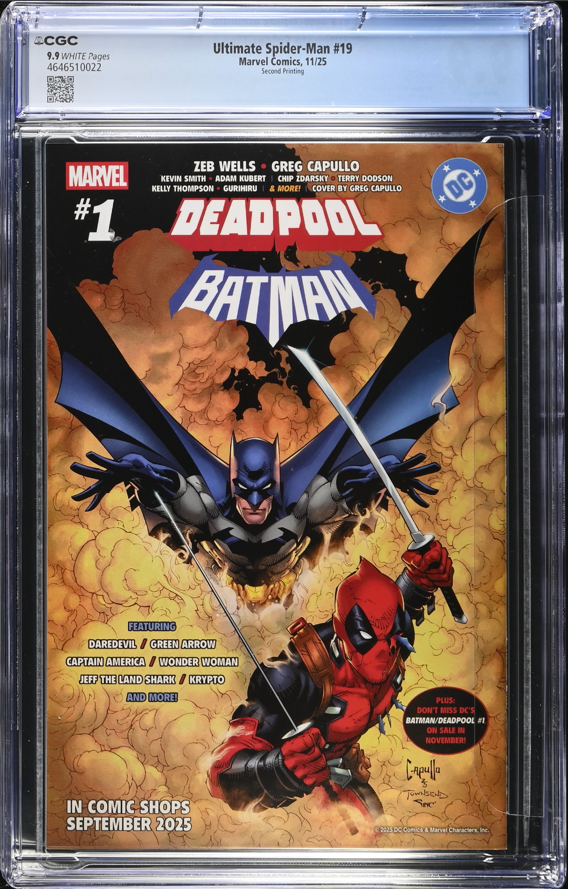 Ultimate Spider-Man #19 Second Printing CGC 9.9