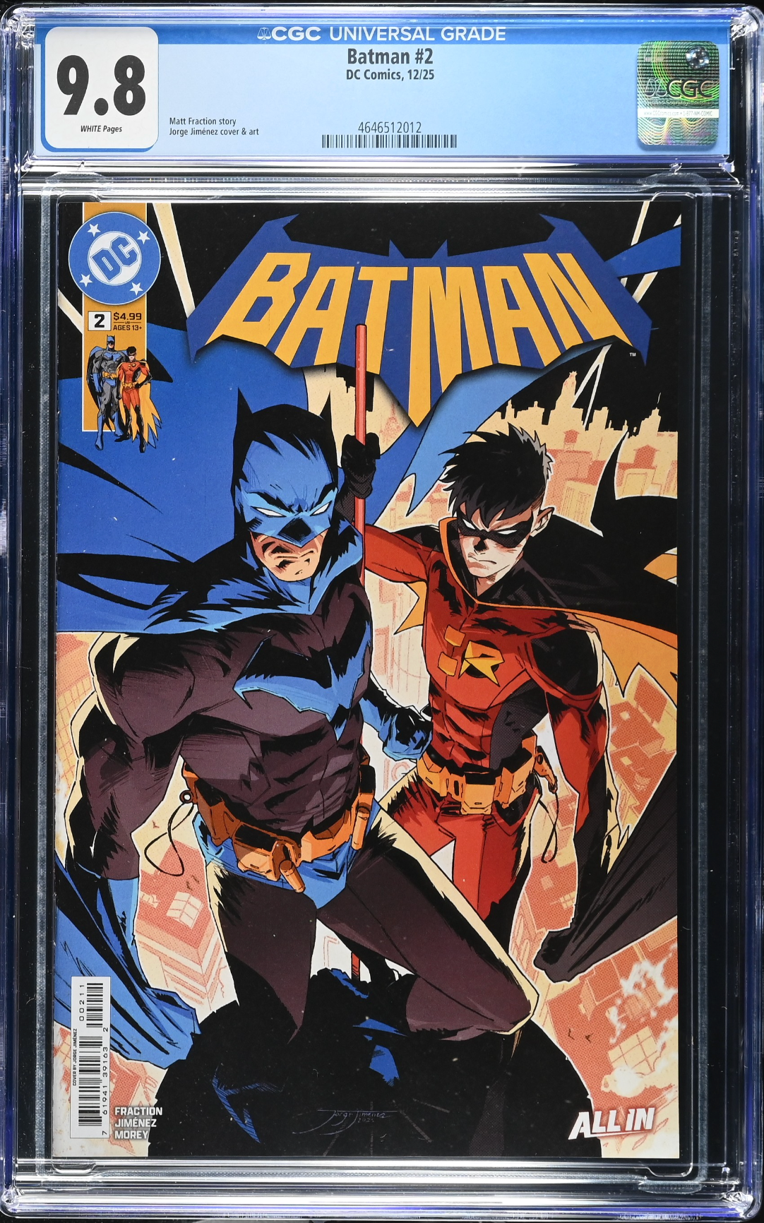 Batman #2 CGC 9.8