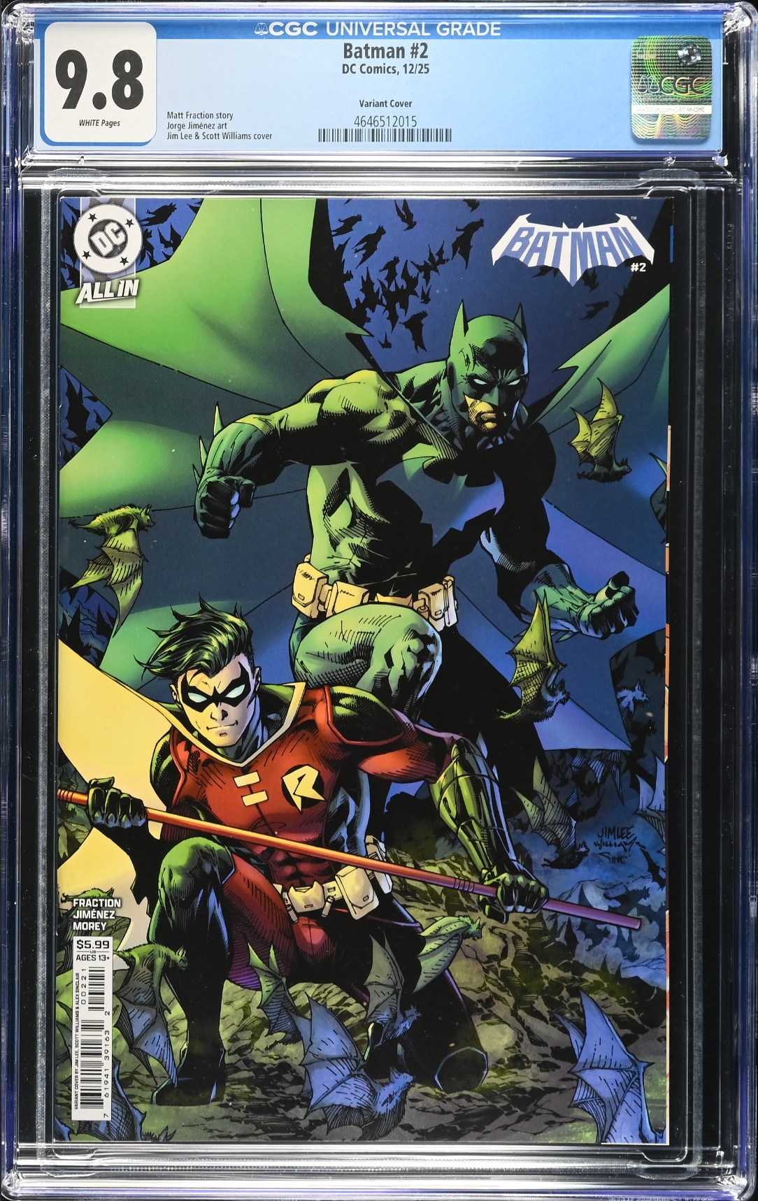 Batman #2 Lee Variant CGC 9.8