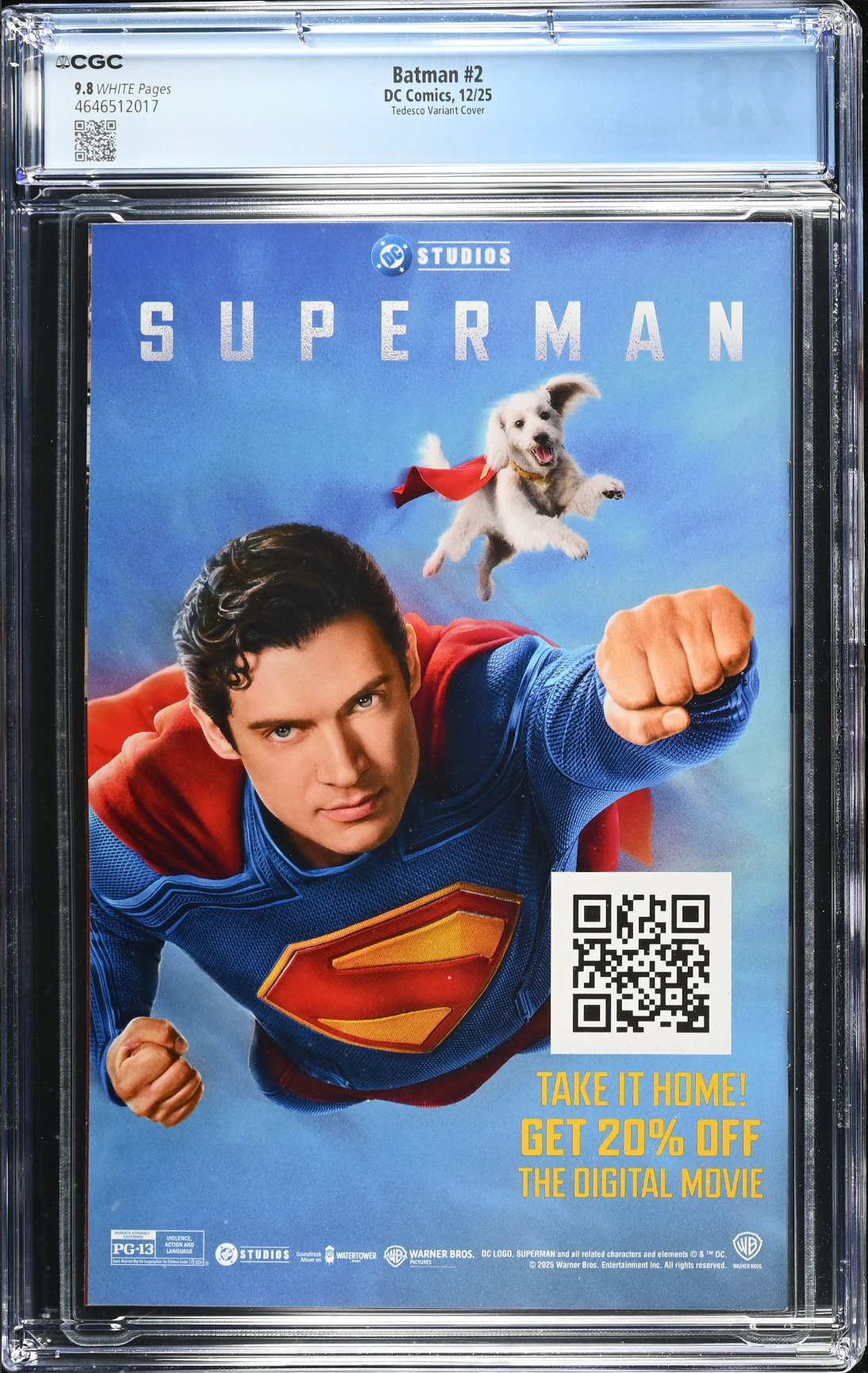Batman #2 Tedesco Variant CGC 9.8