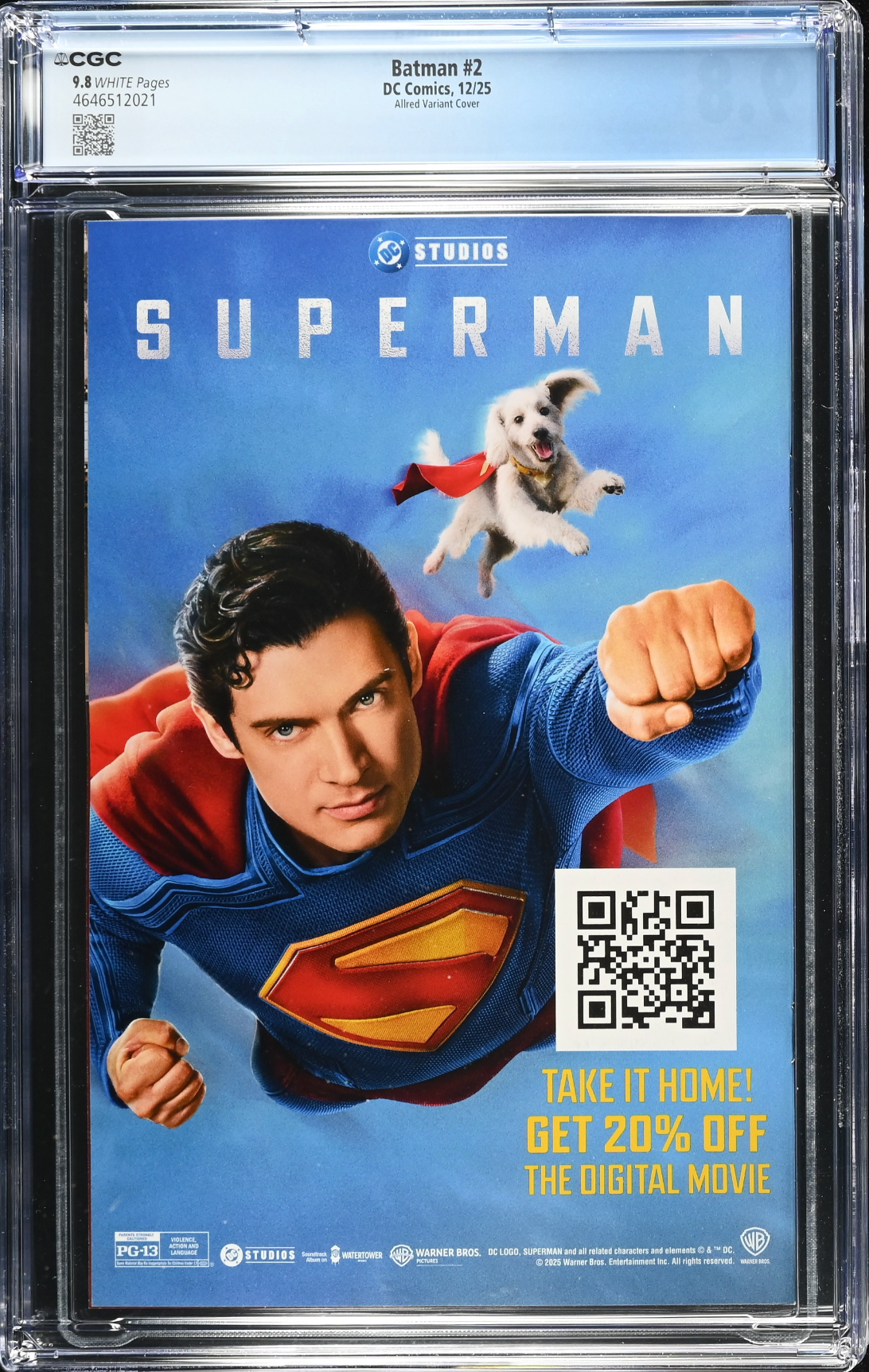 Batman #2 Allred Variant CGC 9.8