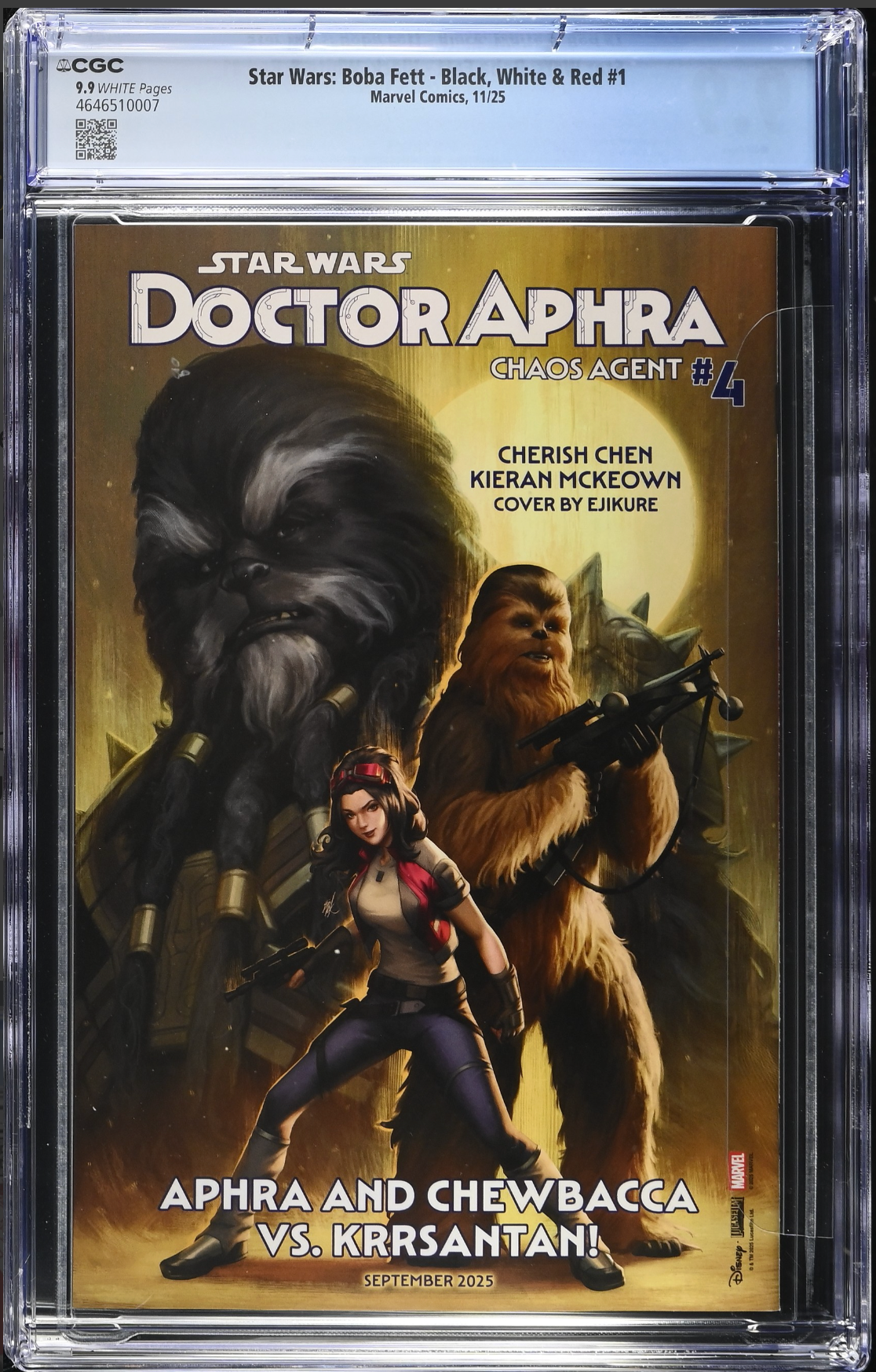 Star Wars: Boba Fett – Black, White & Red #1 CGC 9.9
