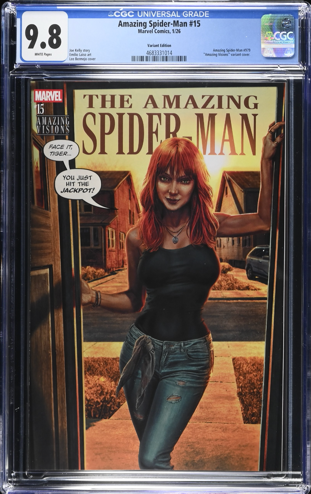 Amazing Spider-Man #15 Bermejo Variant CGC 9.8