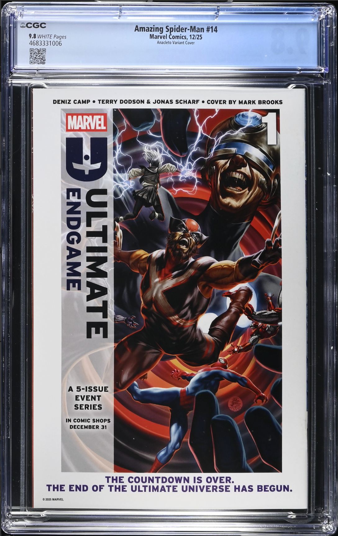 Amazing Spider-Man #14 Anacleto 1:25 Retailer Incentive Variant CGC 9.8