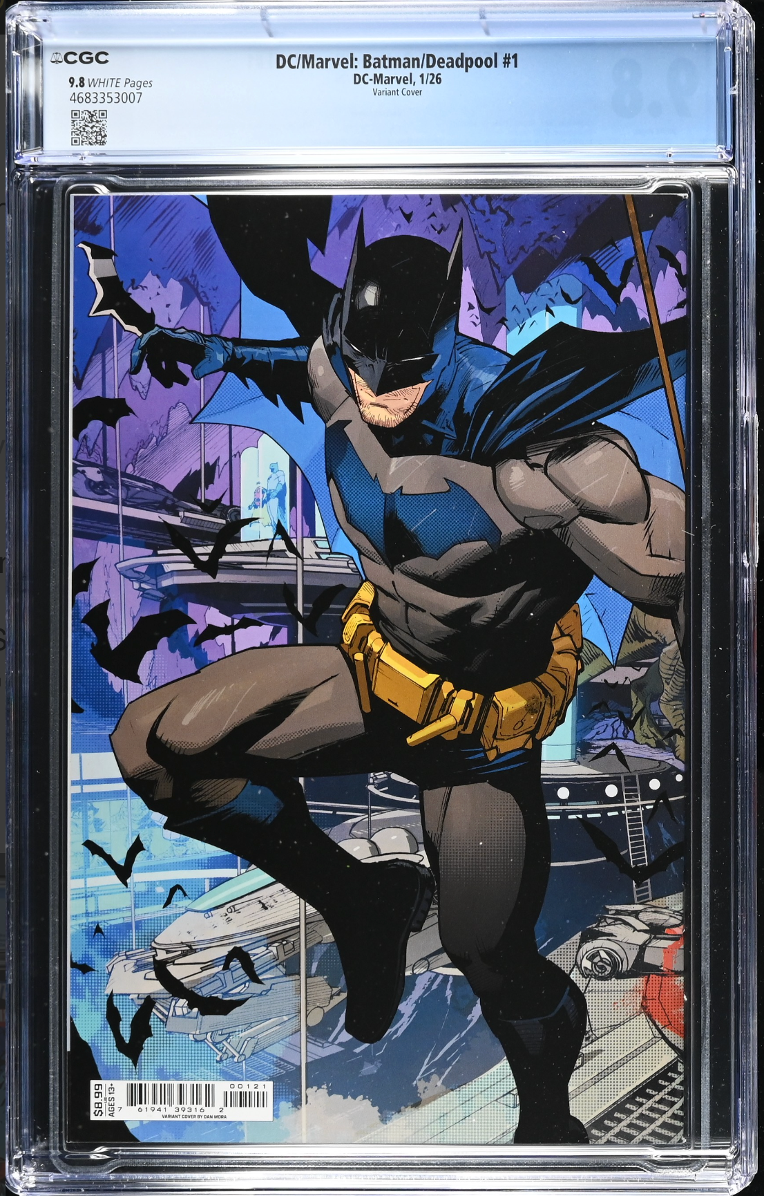 DC/Marvel: Batman/Deadpool #1 Mora Wraparound Variant CGC 9.8