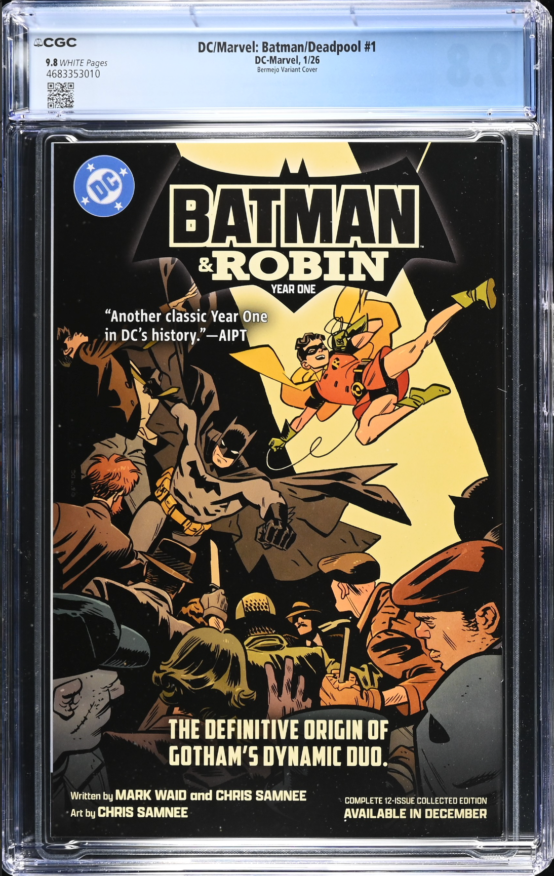 DC/Marvel: Batman/Deadpool #1 Bermejo Variant CGC 9.8