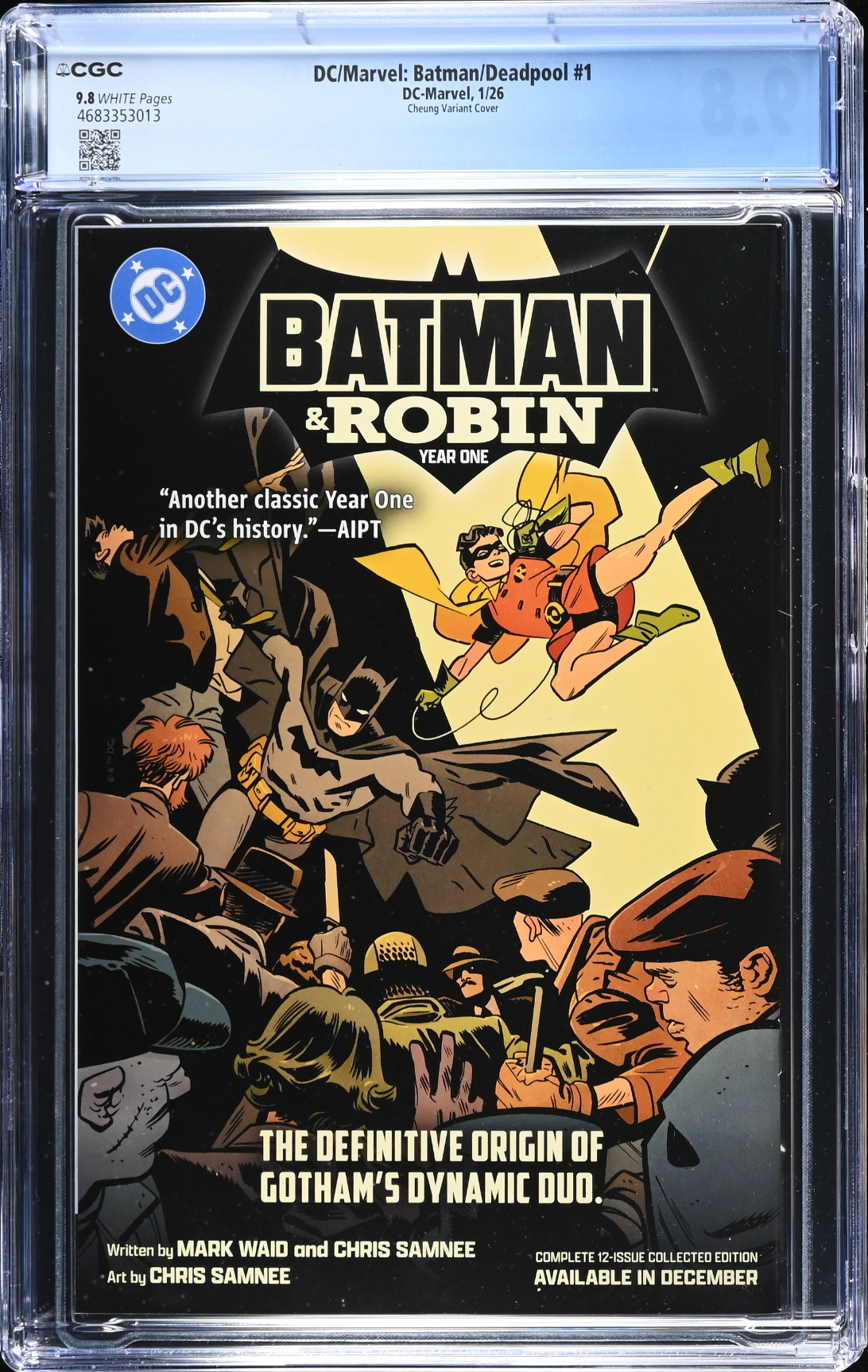 DC/Marvel: Batman/Deadpool #1 Cheung Variant CGC 9.8