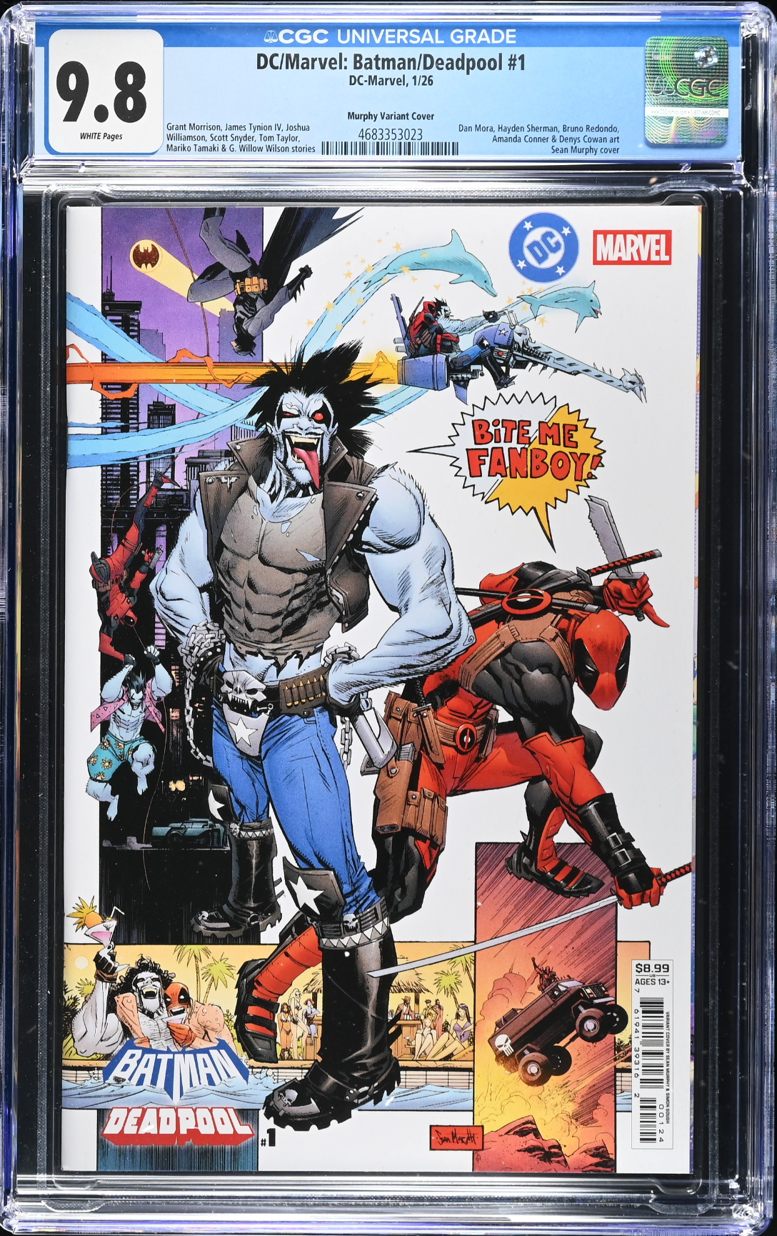 DC/Marvel: Batman/Deadpool #1 Murphy Variant CGC 9.8