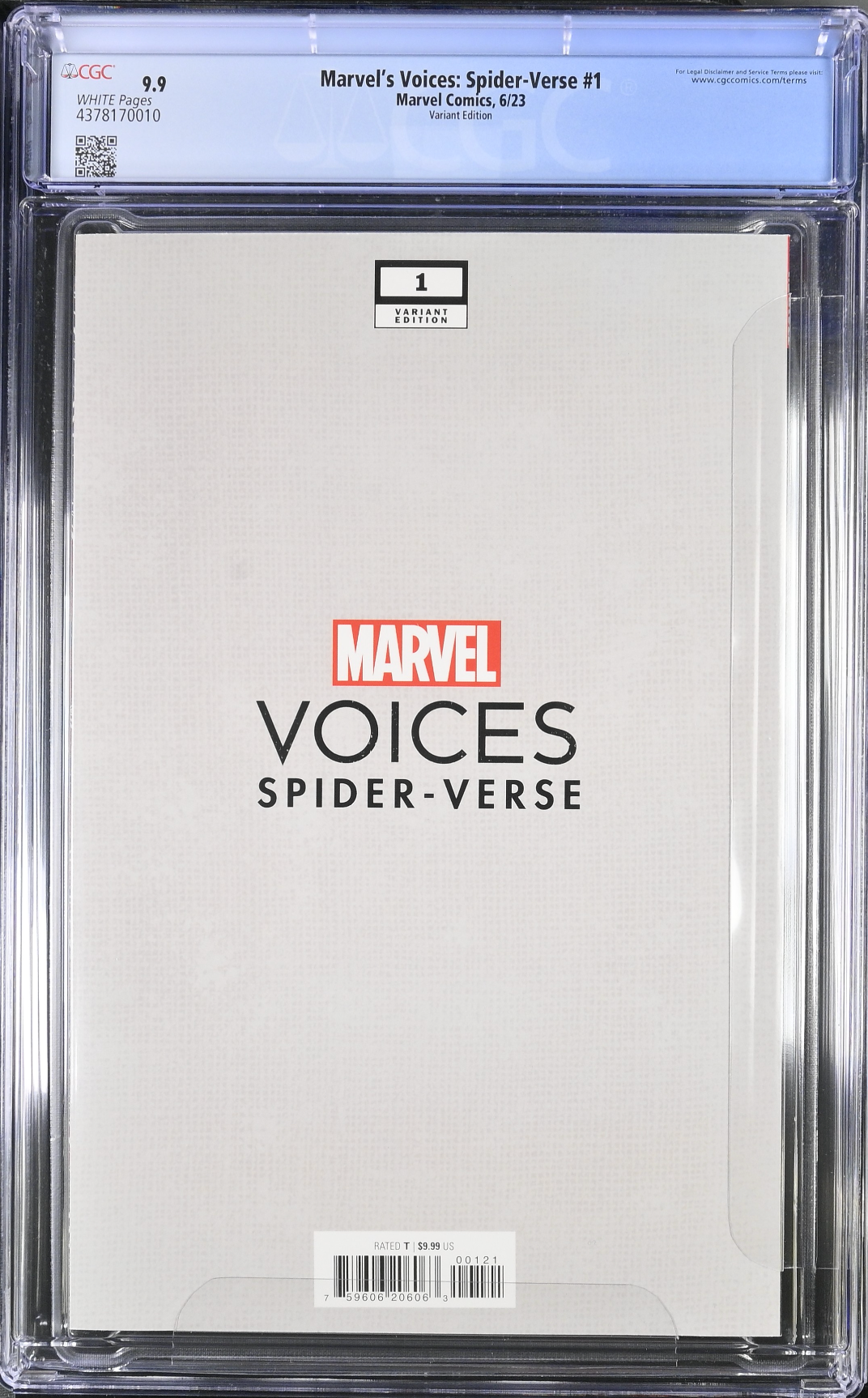 Marvel Voices: Spider-Verse #1 Giang Variant CGC 9.9