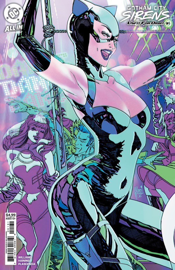 Gotham City Sirens: Unfit for Orbit #1 Cover D March Connecting Variant (7/2/25)