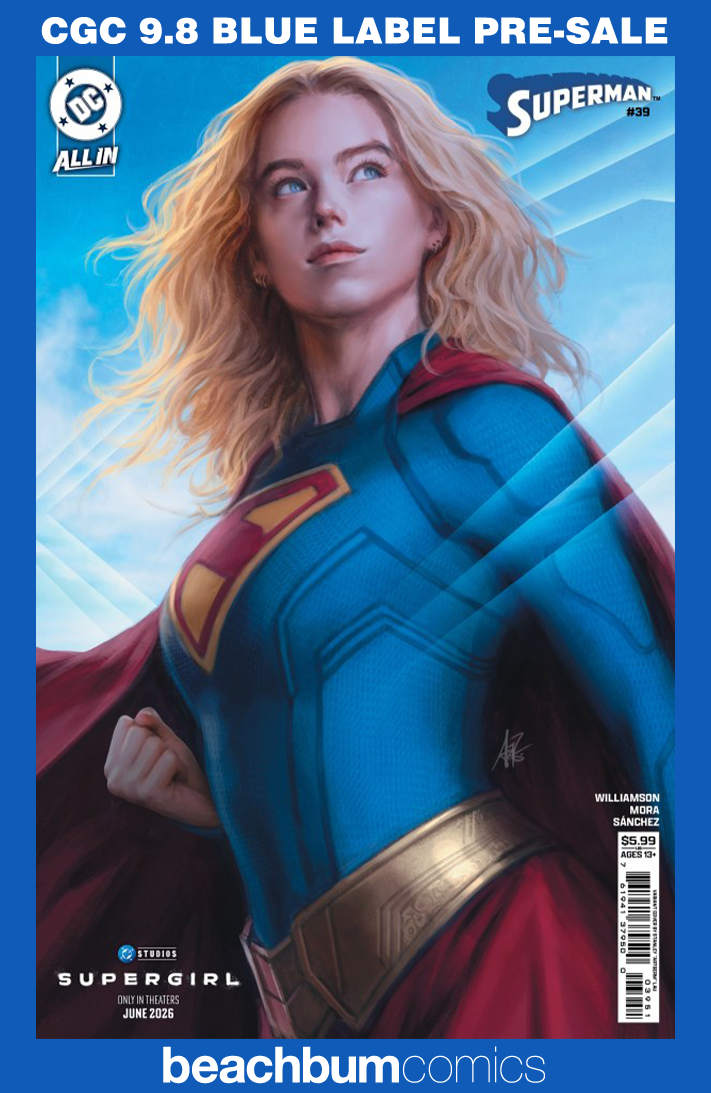 Superman #39 Artgerm Supergirl Variant CGC 9.8