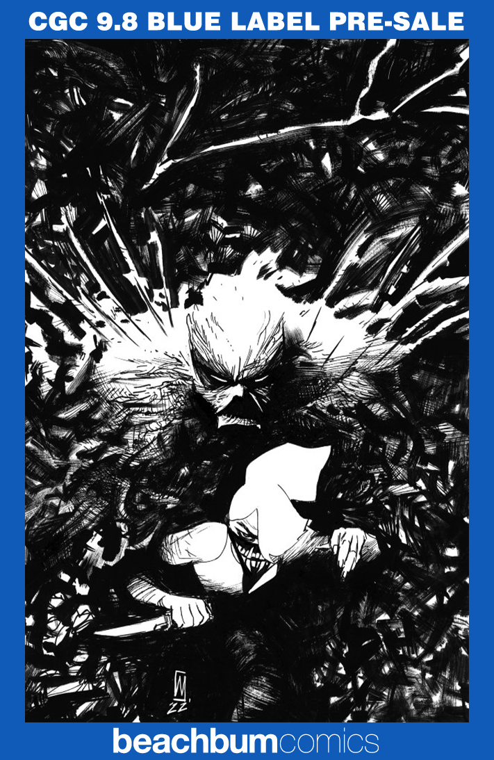Swamp Thing is Killing the Children #1 Dell'Edera B&W Virgin Variant CGC 9.8