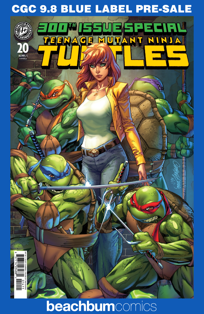 Teenage Mutant Ninja Turtles #20 (#300) - Cover D - Campbell Variant CGC 9.8