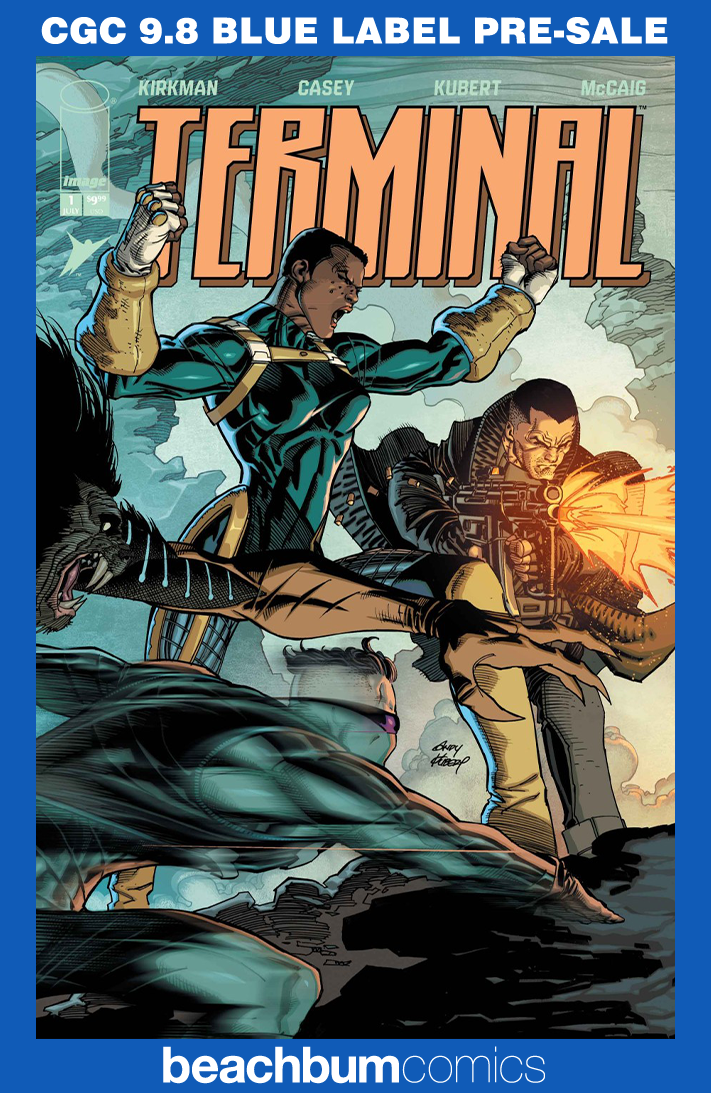 Terminal #1 - Cover M - Kubert Chromium Connecting Variant CGC 9.8