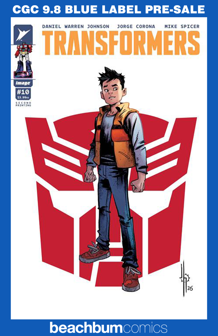 Transformers #10 Second Printing CGC 9.8