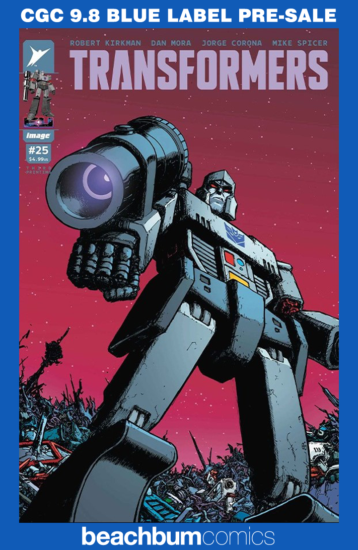 Transformers #25 Third Printing CGC 9.8