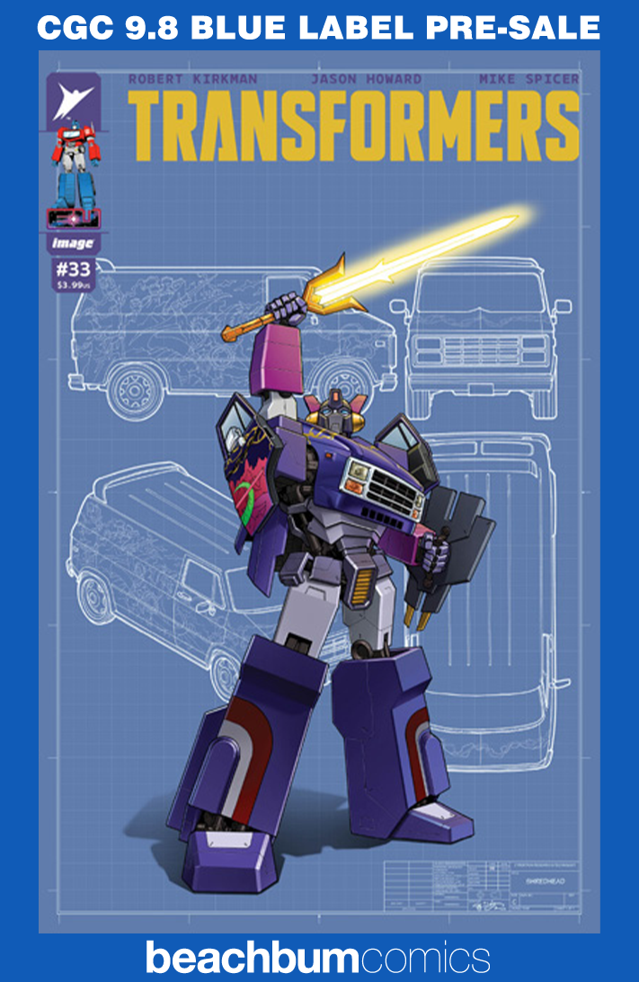 Transformers #33 Su 1:50 Retailer Incentive Variant CGC 9.8