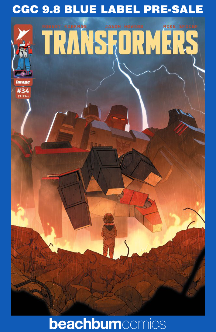 Transformers #34 De Iulis 1:25 Retailer Incentive Variant CGC 9.8