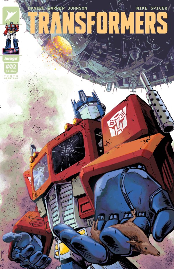 Transformers #2 Tenth Printing Cover H Blanco Variant (3/11/26)