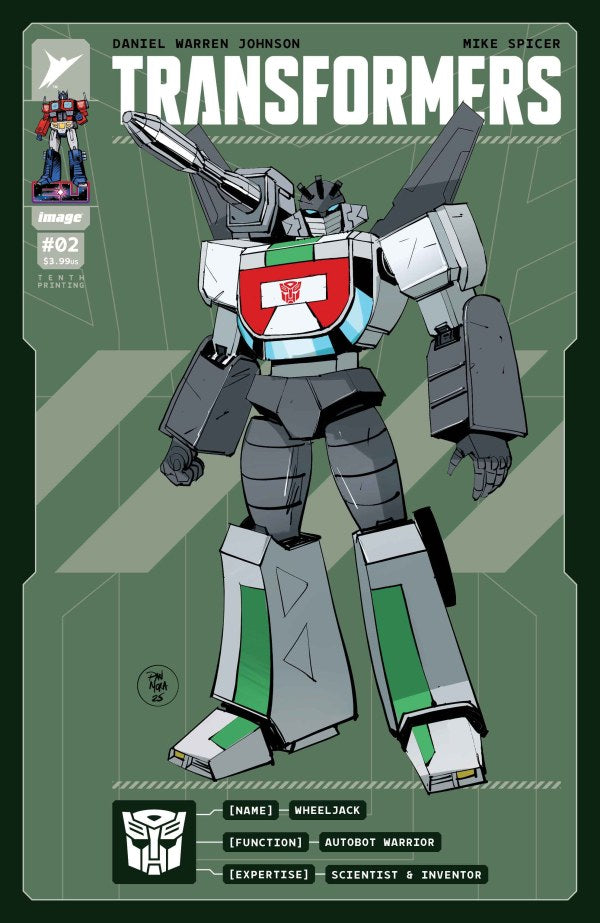 Transformers #2 Tenth Printing Cover J Mora Variant (3/11/26)