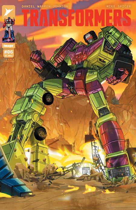 Transformers #6 Third Printing Cover A Parel (10/9/24)