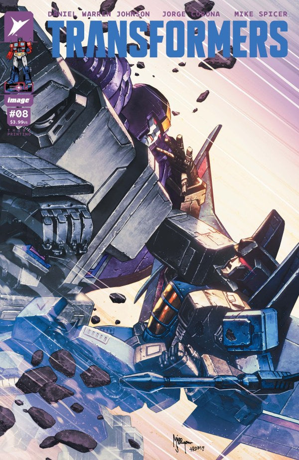 Transformers #8 Thrid Printing Cover A Suayan (3/12/25)