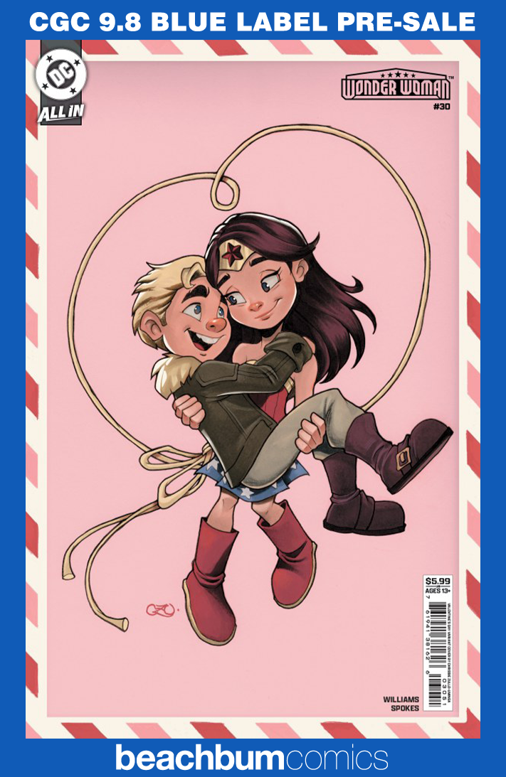 Wonder Woman #30 Zullo Variant CGC 9.8