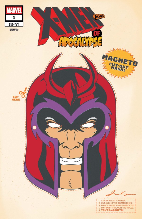 X-Men of Apocalypse Alpha #1 Kerigan Retro Halloween Mask Variant