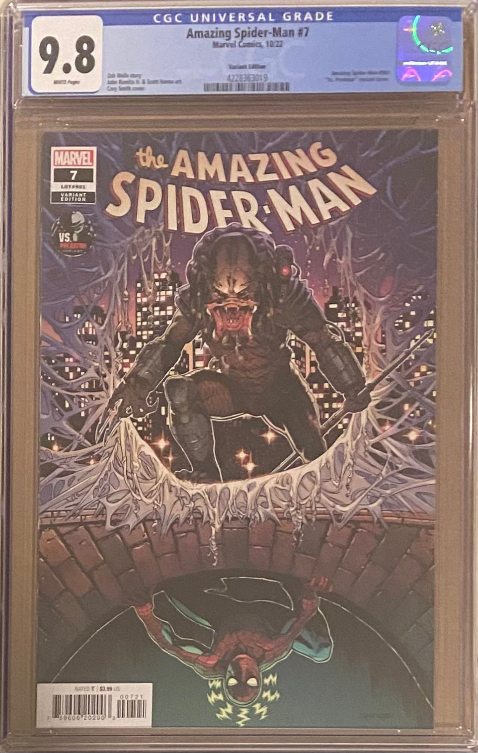 Amazing Spider-Man #7 Smith Predator Variant CGC 9.8