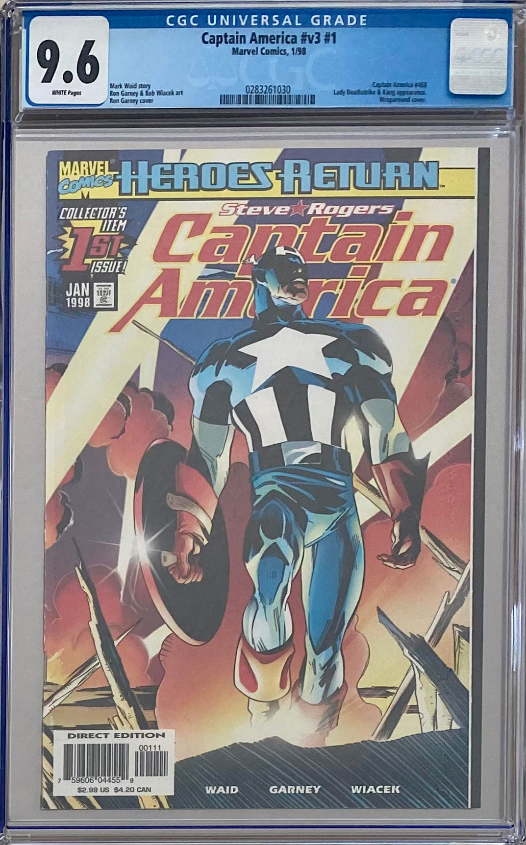 Captain America #v3 #1 CGC 9.6