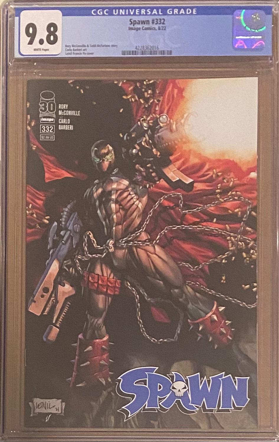 Spawn #332 CGC 9.8