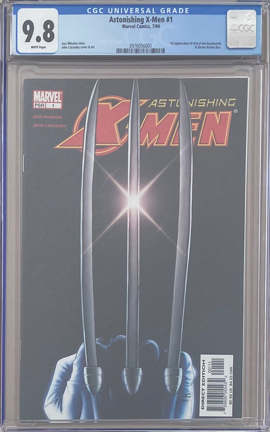 Astonishing X-Men #1 CGC 9.8