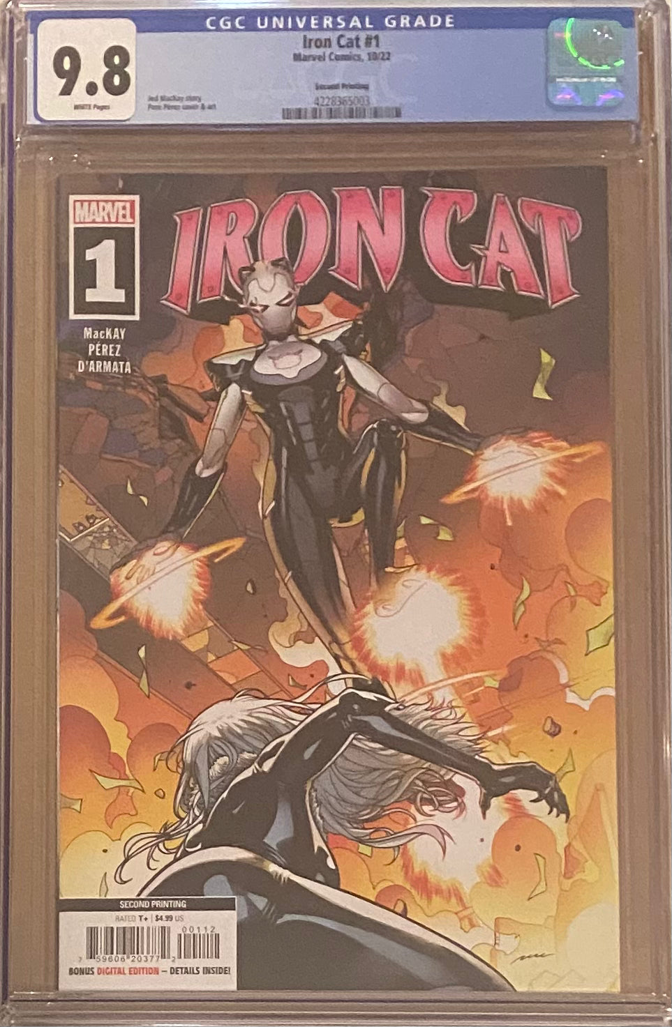 Iron Cat #1 Second Printing CGC 9.8