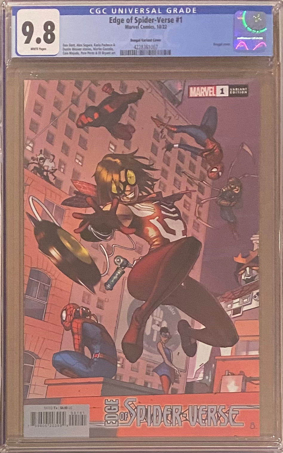 Edge of Spider-Verse #1 Bengal Connecting Variant CGC 9.8