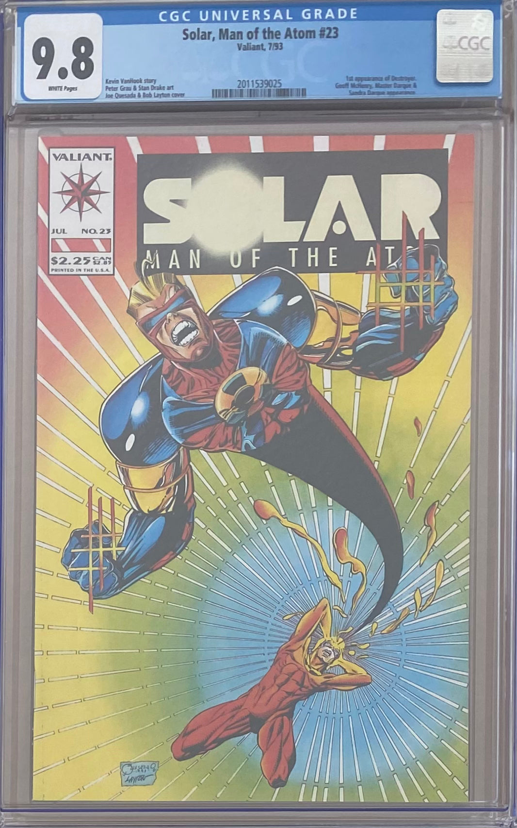 Solar, Man of the Atom #23 CGC 9.8