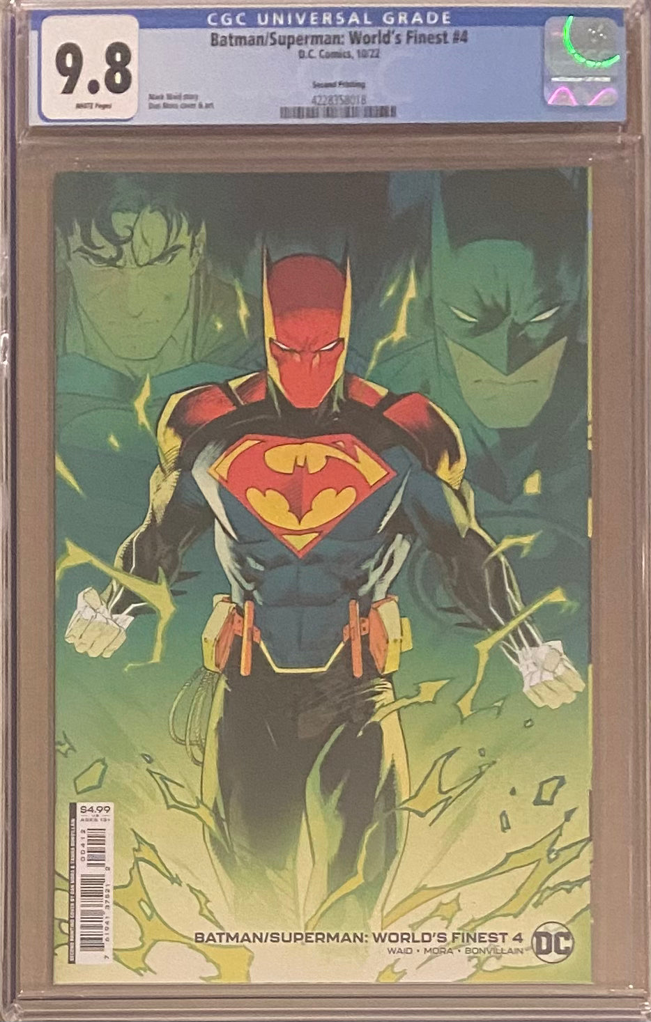 Batman/Superman: World's Finest #4 Mora Second Printing CGC 9.8