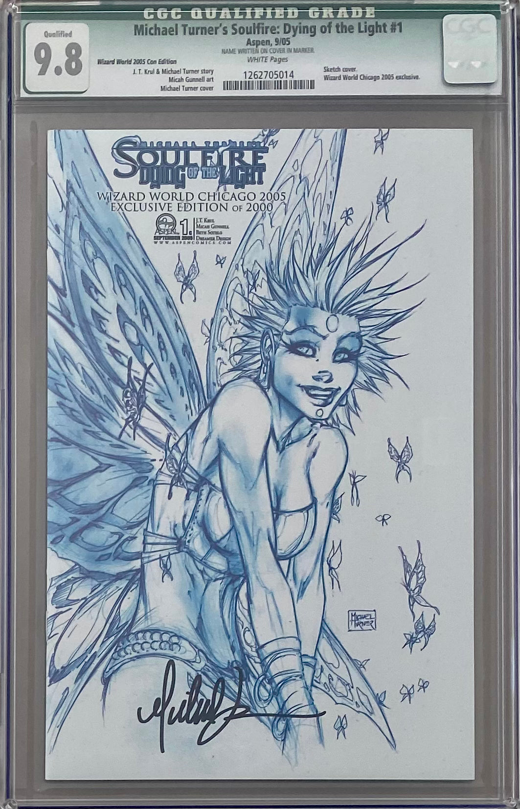 Michael Turner's Soulfire: Dying of the Light #1 Wizard World 2005 Con Edition CGC 9.8 Qualified