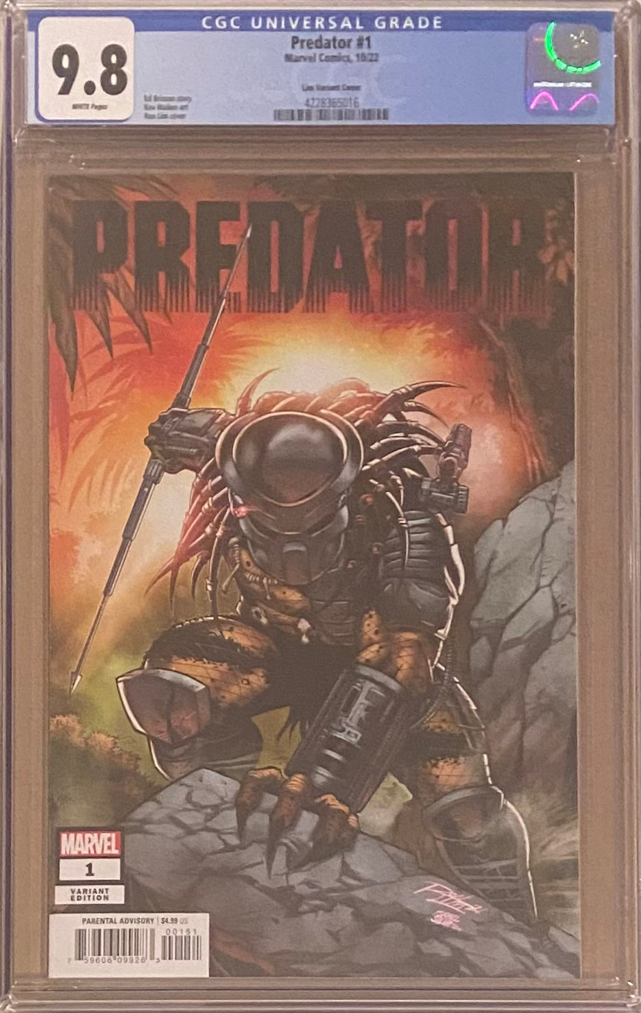 Predator #1 Lim Variant CGC 9.8